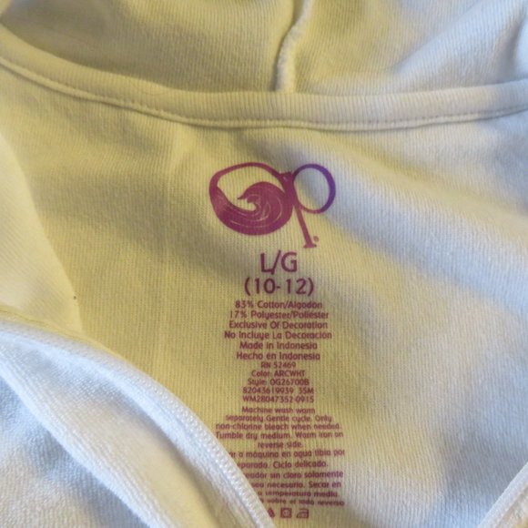 White Swim Cover Up Size Large 10/12 - Picture 3 of 6